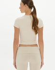 Carly Baby Tee - Cream