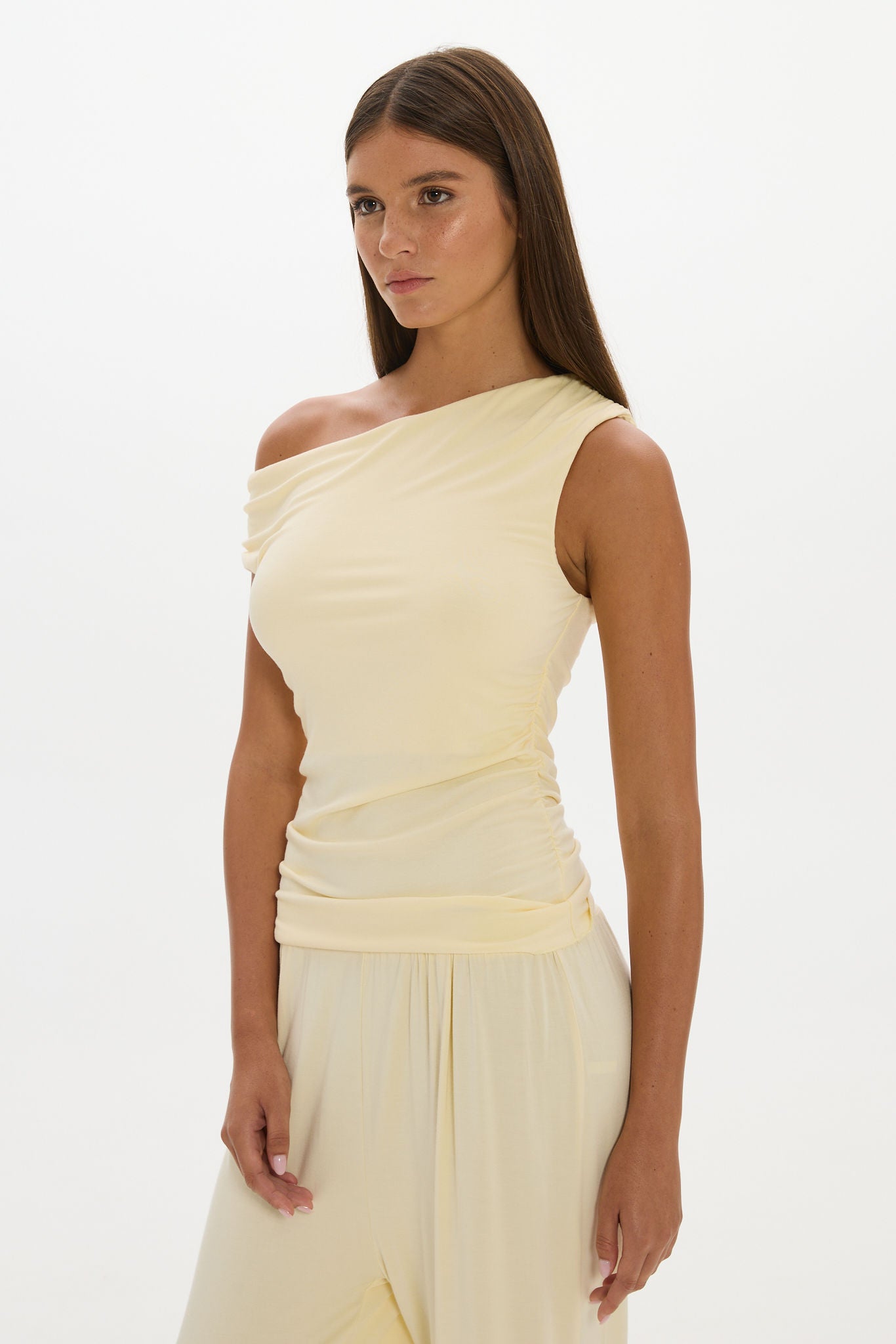 Chloe Off Shoulder Top - Butter