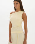 Chloe Off Shoulder Top - Butter