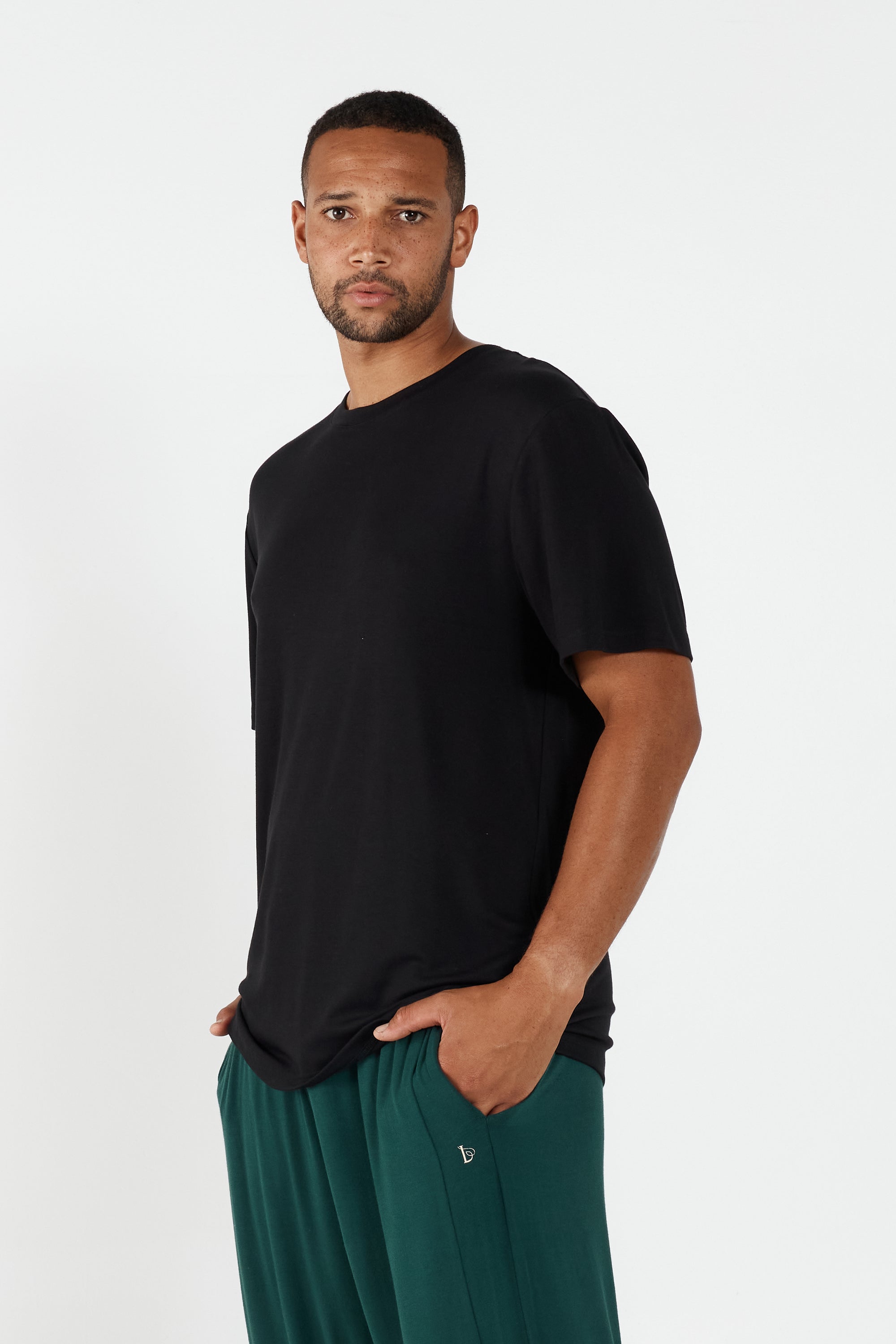 Como Crew Neck T-Shirt - Black