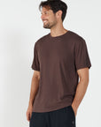 Como Crew Neck T-Shirt - Brown