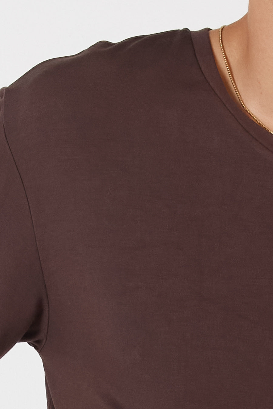 Como Crew Neck T-Shirt - Brown