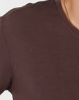 Como Crew Neck T-Shirt - Brown