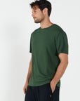 Como Crew Neck T-Shirt - Forest Green
