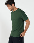 Como Crew Neck T-Shirt - Forest Green