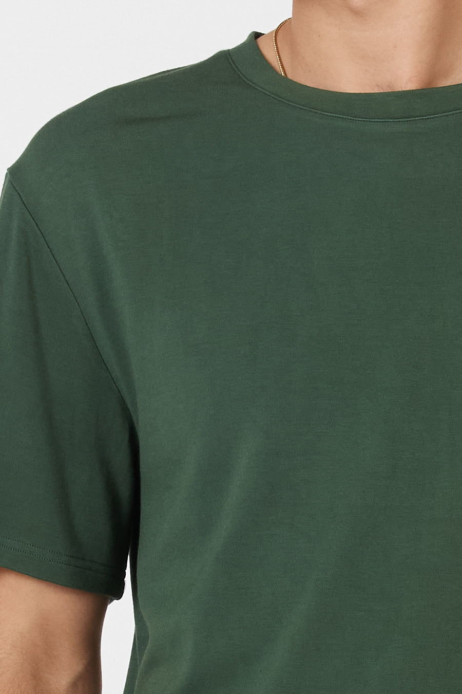 Como Crew Neck T-Shirt - Forest Green