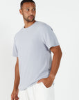 Como Crew Neck T-Shirt - Lavender Grey