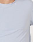 Como Crew Neck T-Shirt - Lavender Grey