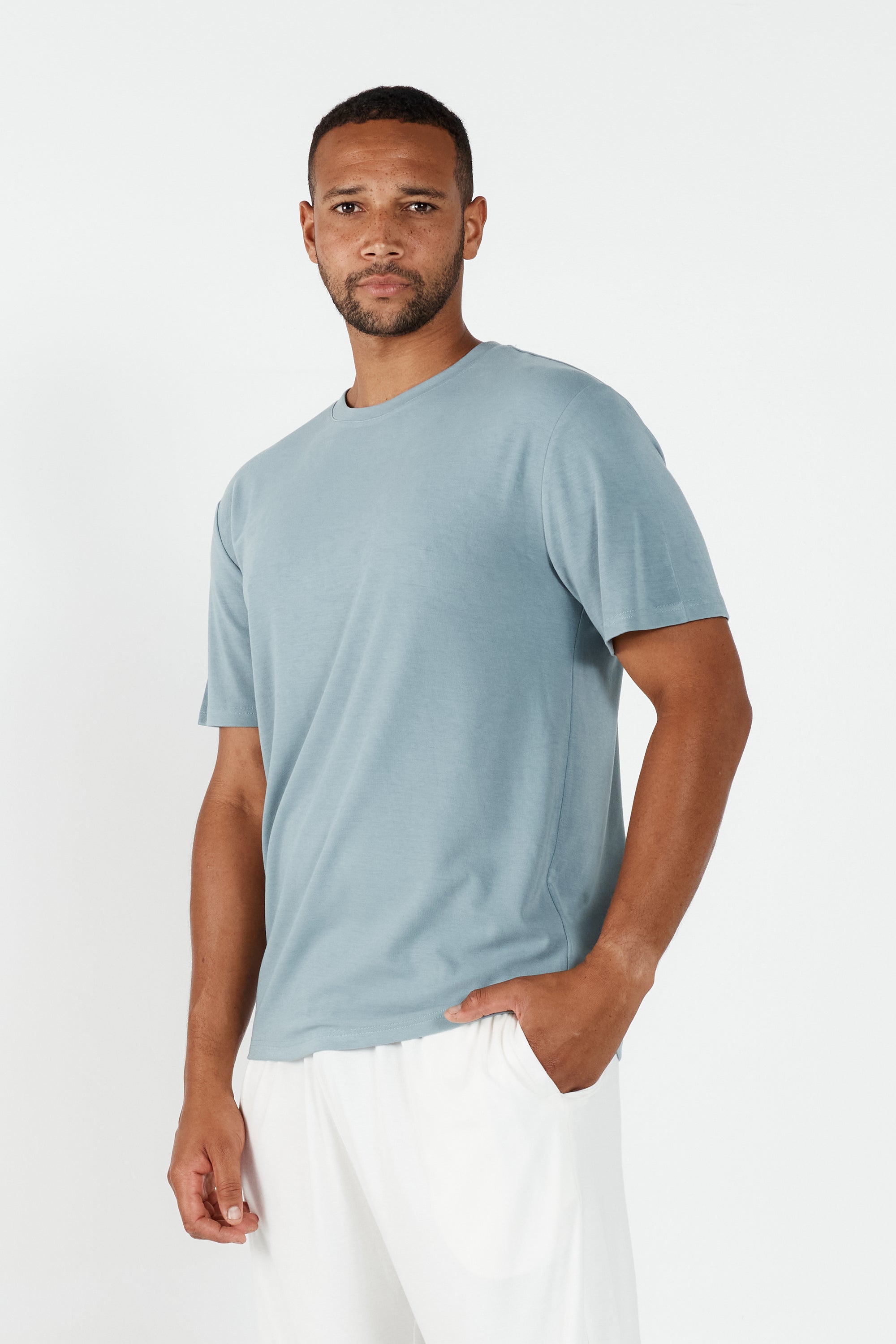 Como Crew Neck T-Shirt - Sage Marle