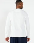 Como Henley Top - White