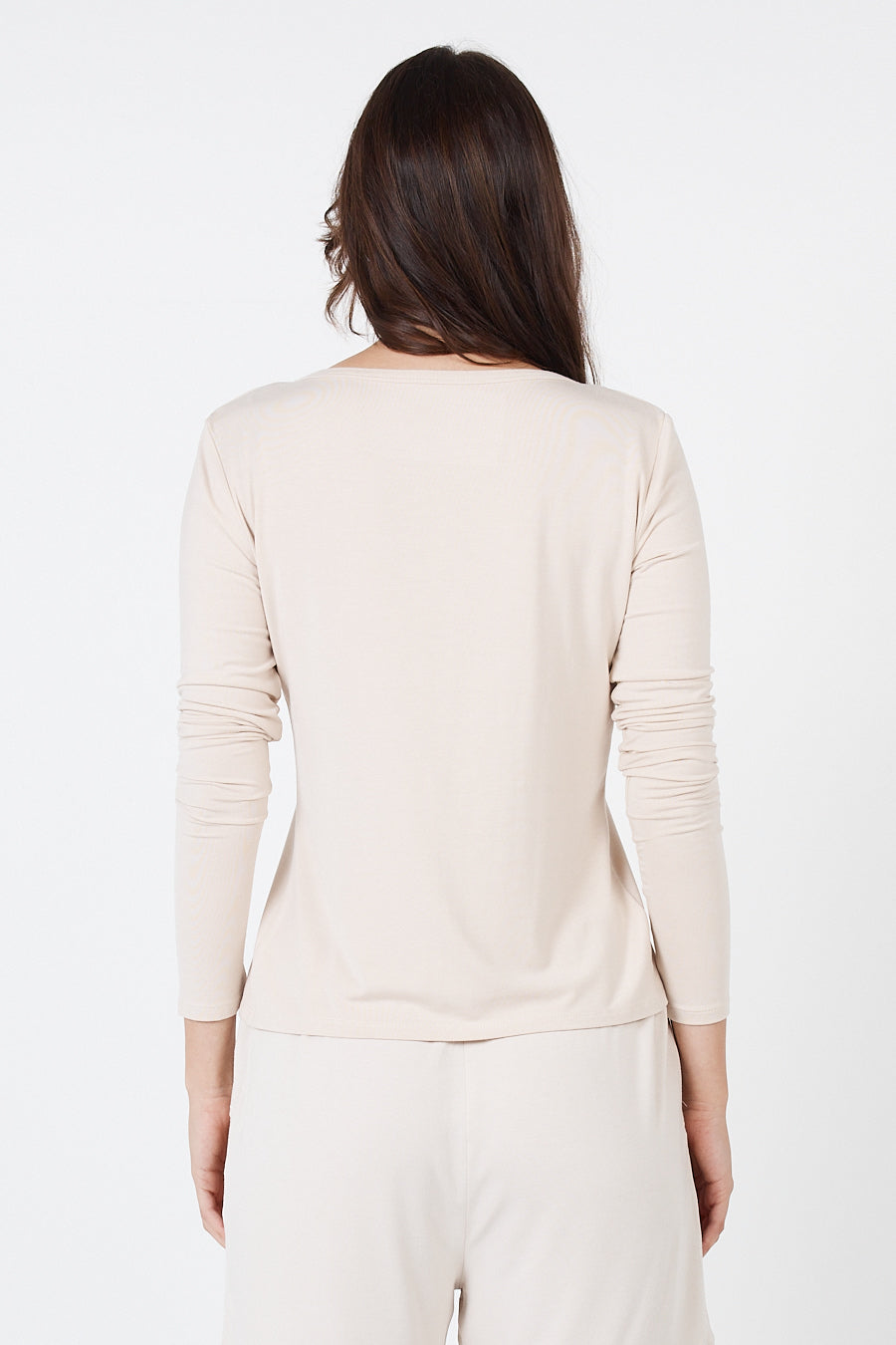 Como Long Sleeve Cardigan - Beige