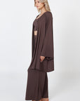 Como Lounge Robe - Brown