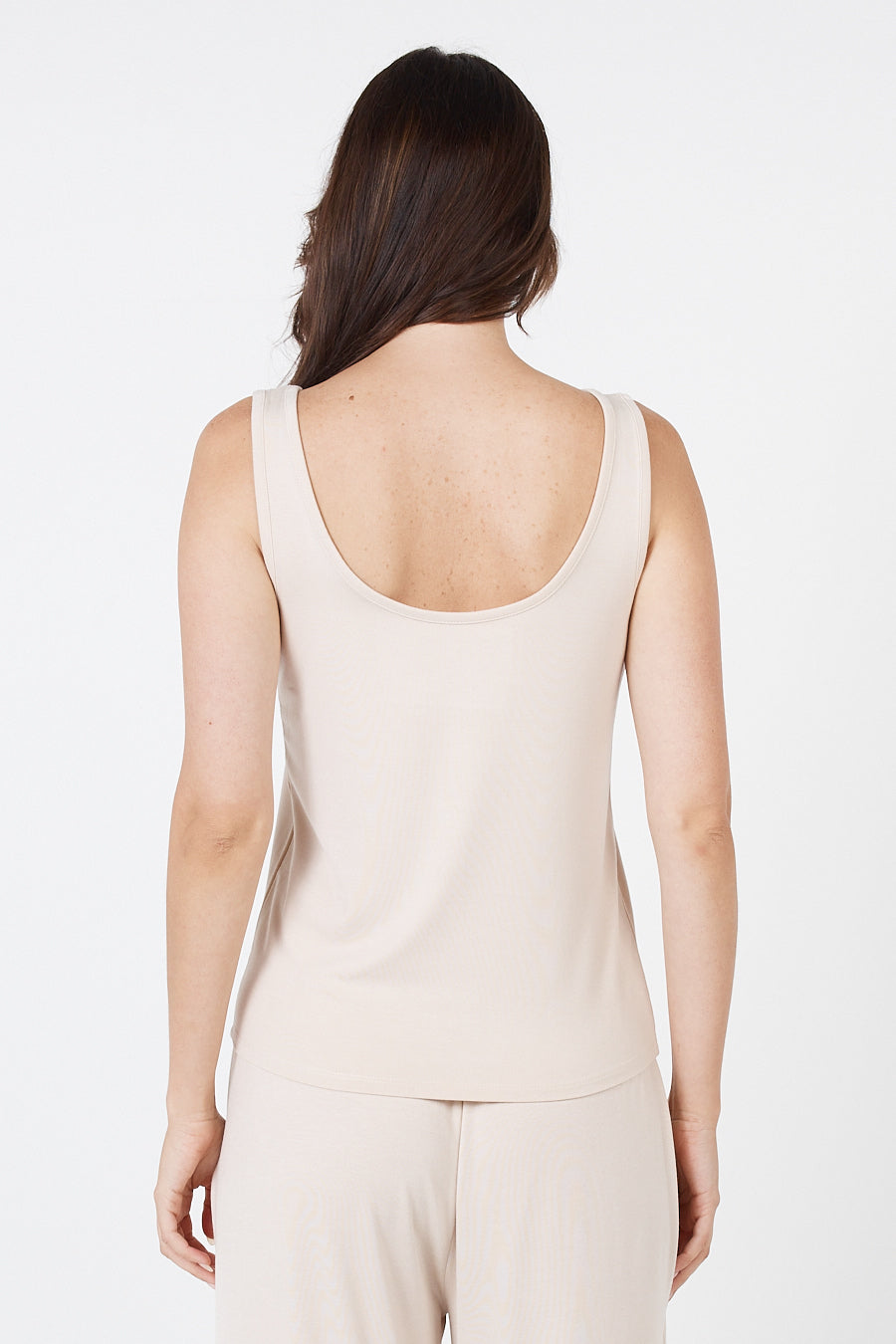 Como Tank Top - Beige