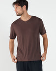 Como V-Neck T-Shirt - Brown