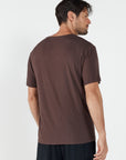 Como V-Neck T-Shirt - Brown