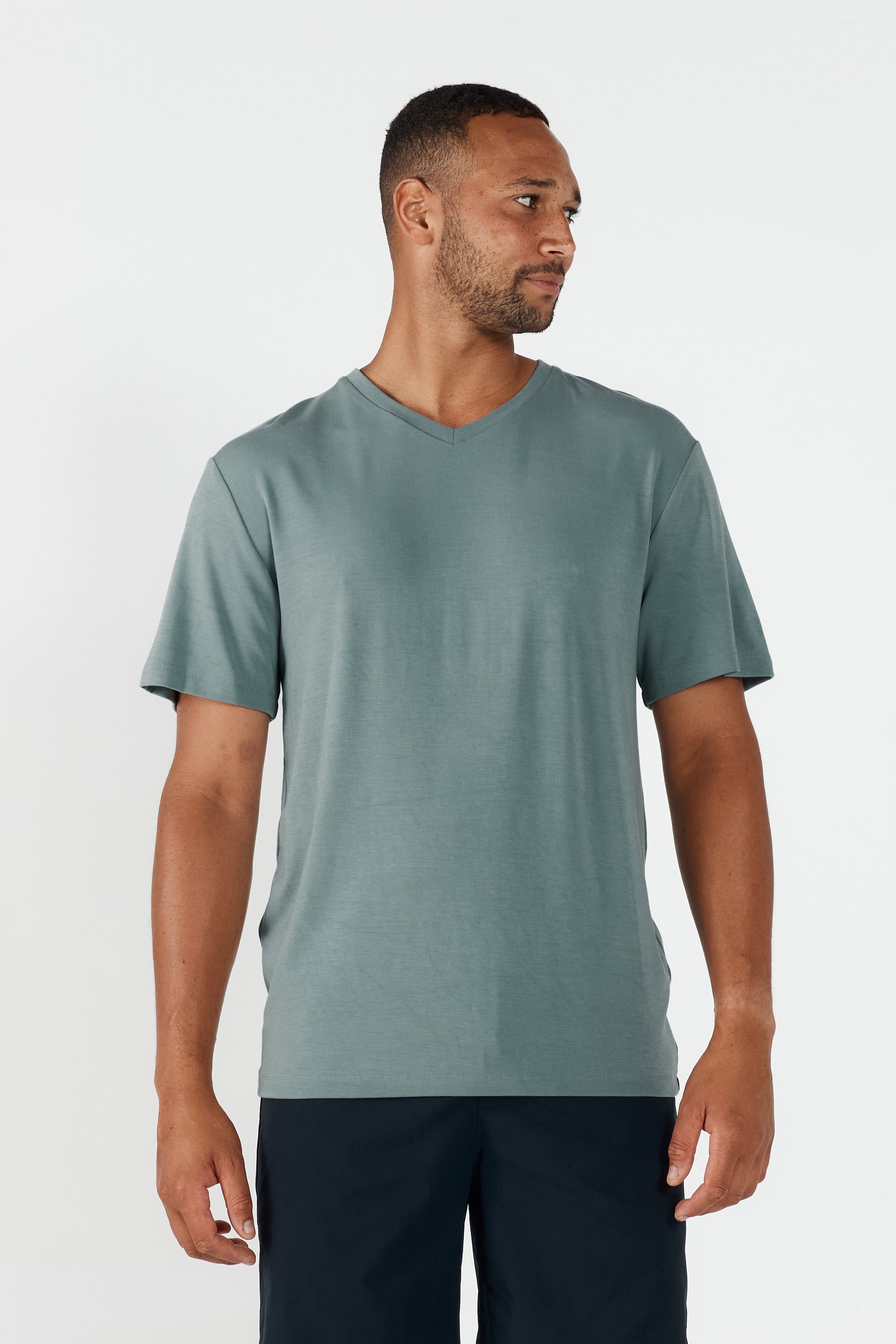 Como V-Neck T-Shirt - Sage Marle