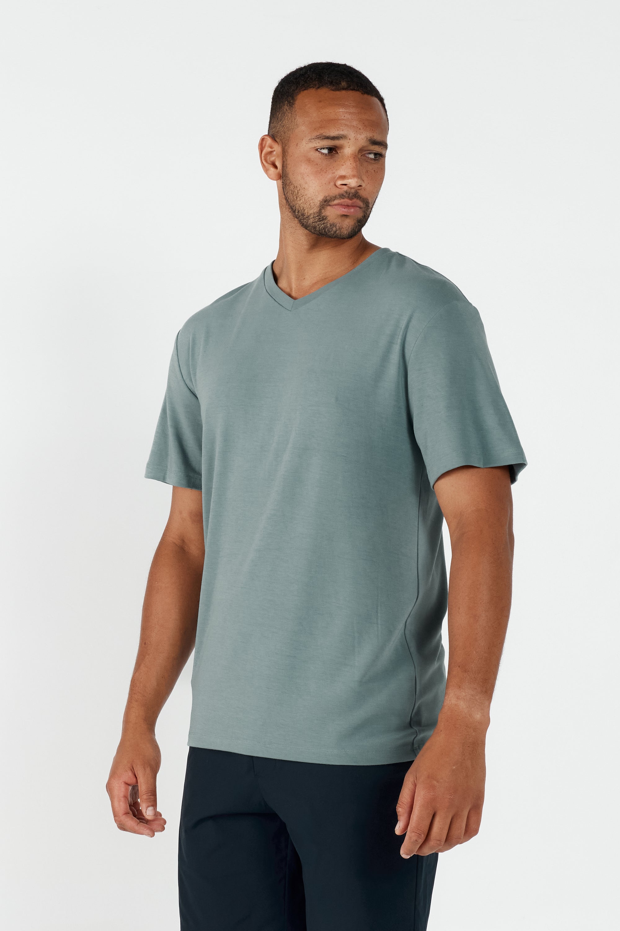 Como V-Neck T-Shirt - Sage Marle