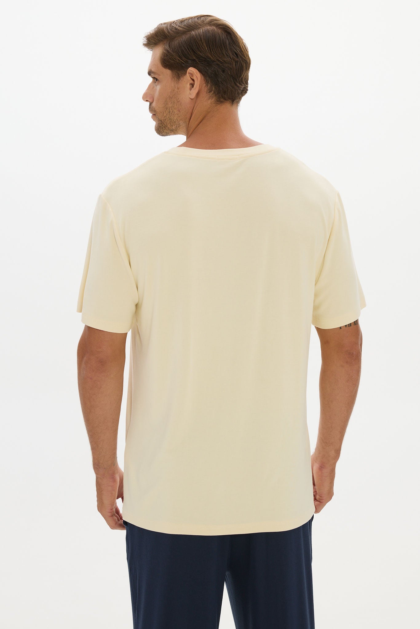 La Palma Crewneck T-Shirt - Butter