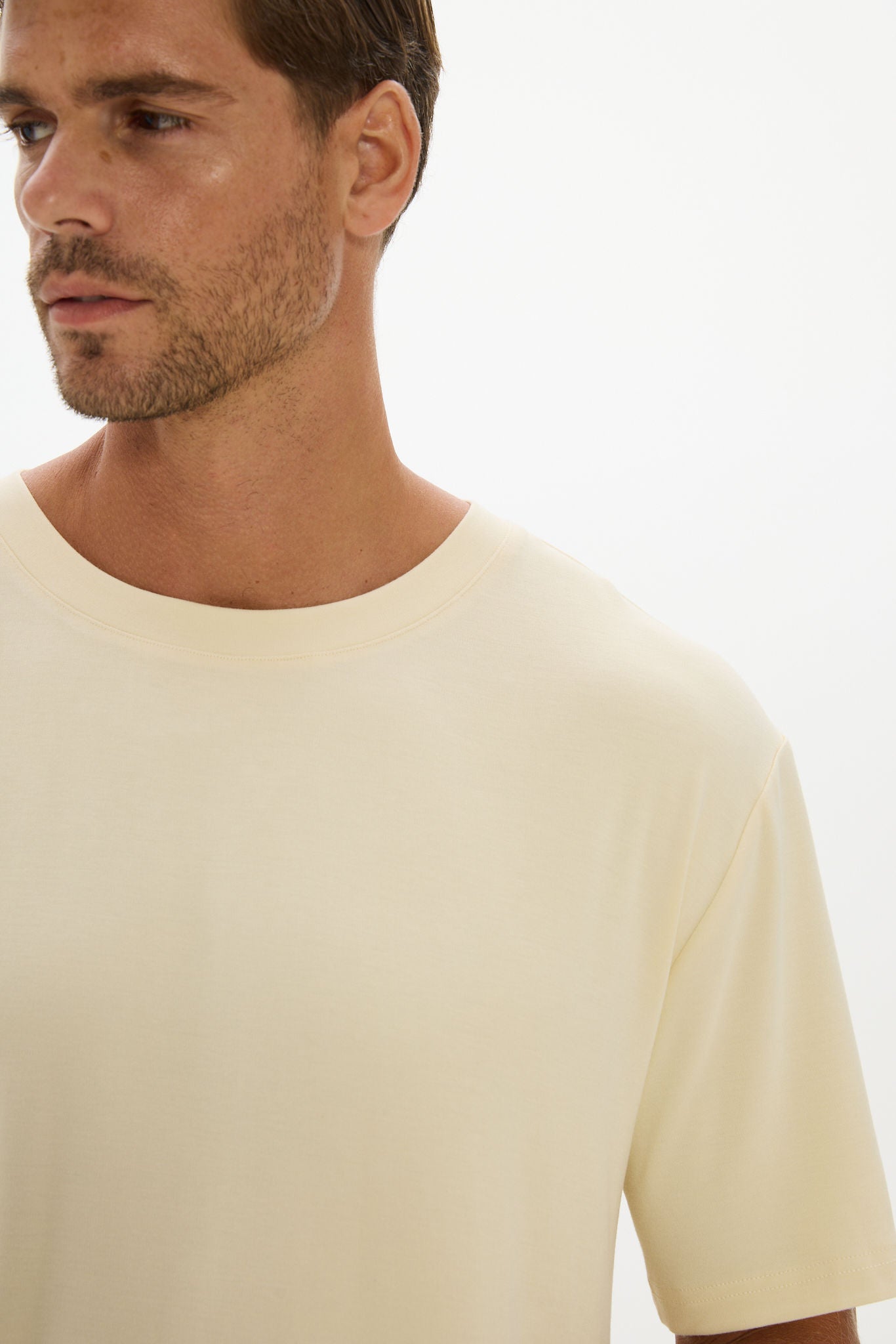 La Palma Crewneck T-Shirt - Butter