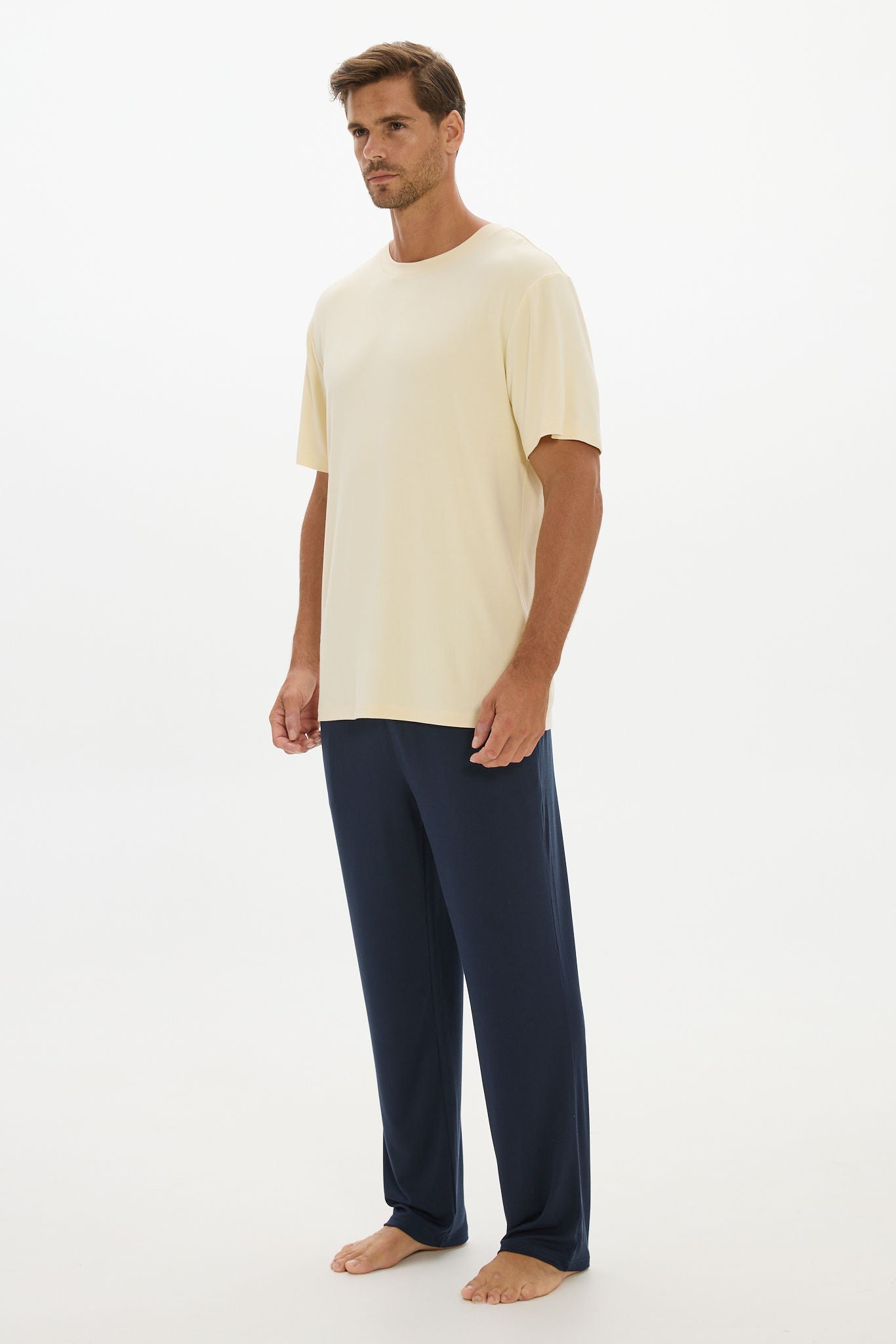 La Palma Crewneck T-Shirt - Butter