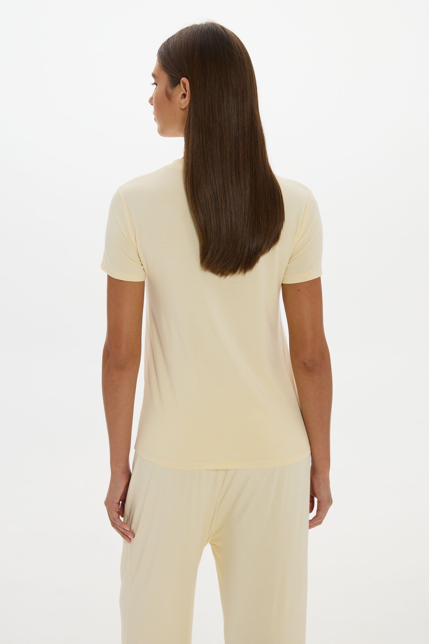 La Palma Crewneck T-Shirt - Butter