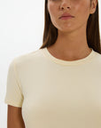 La Palma Crewneck T-Shirt - Butter