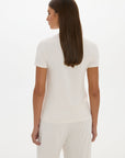 La Palma Crewneck T-Shirt - Cream