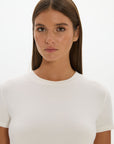 La Palma Crewneck T-Shirt - Cream