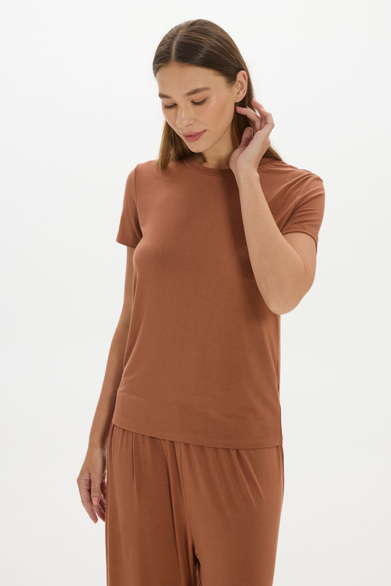 La Palma Crewneck T-Shirt - Earth