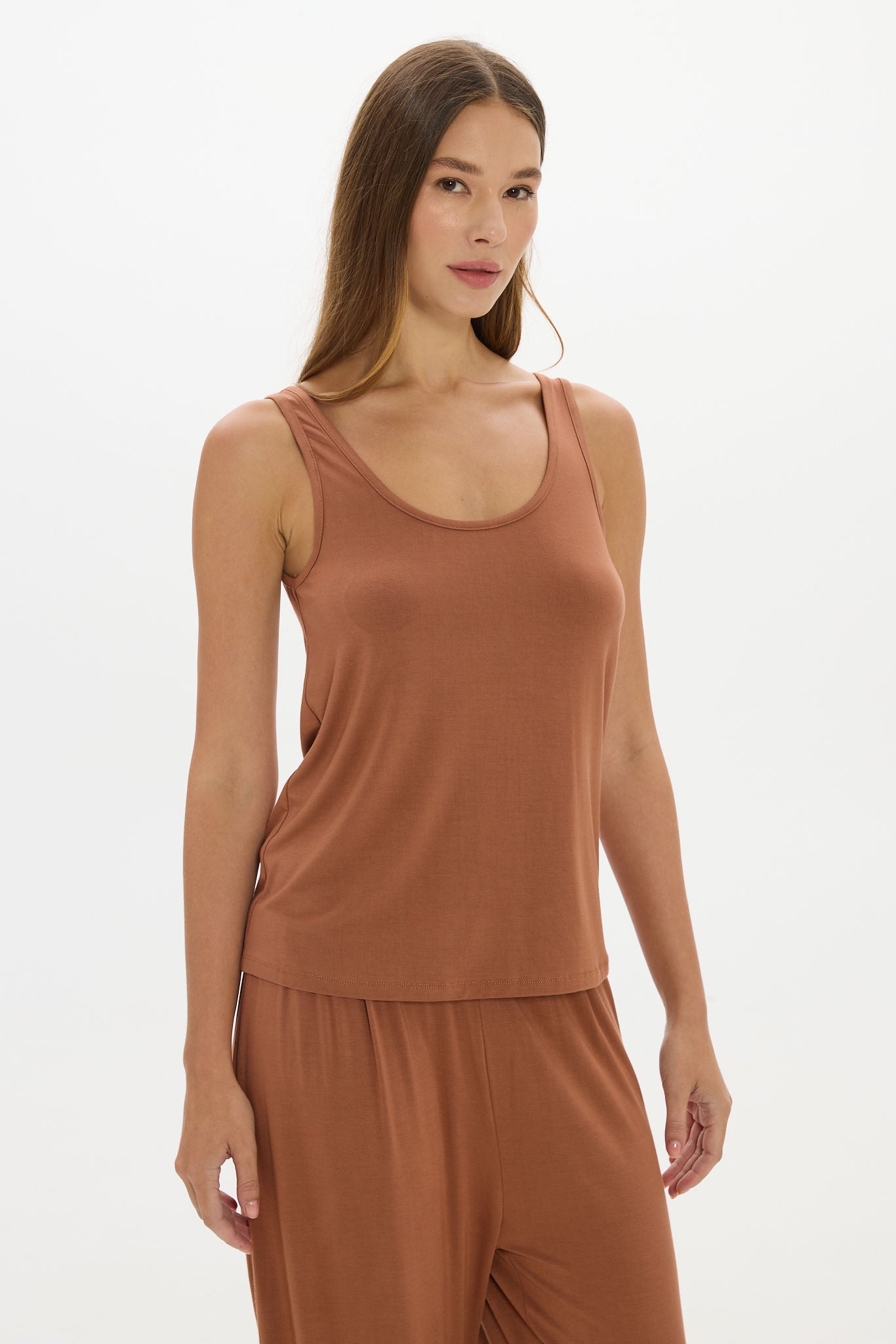 La Palma Lounge Tank Top - Earth