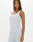 La Palma Lounge Tank Top - Pale Azure
