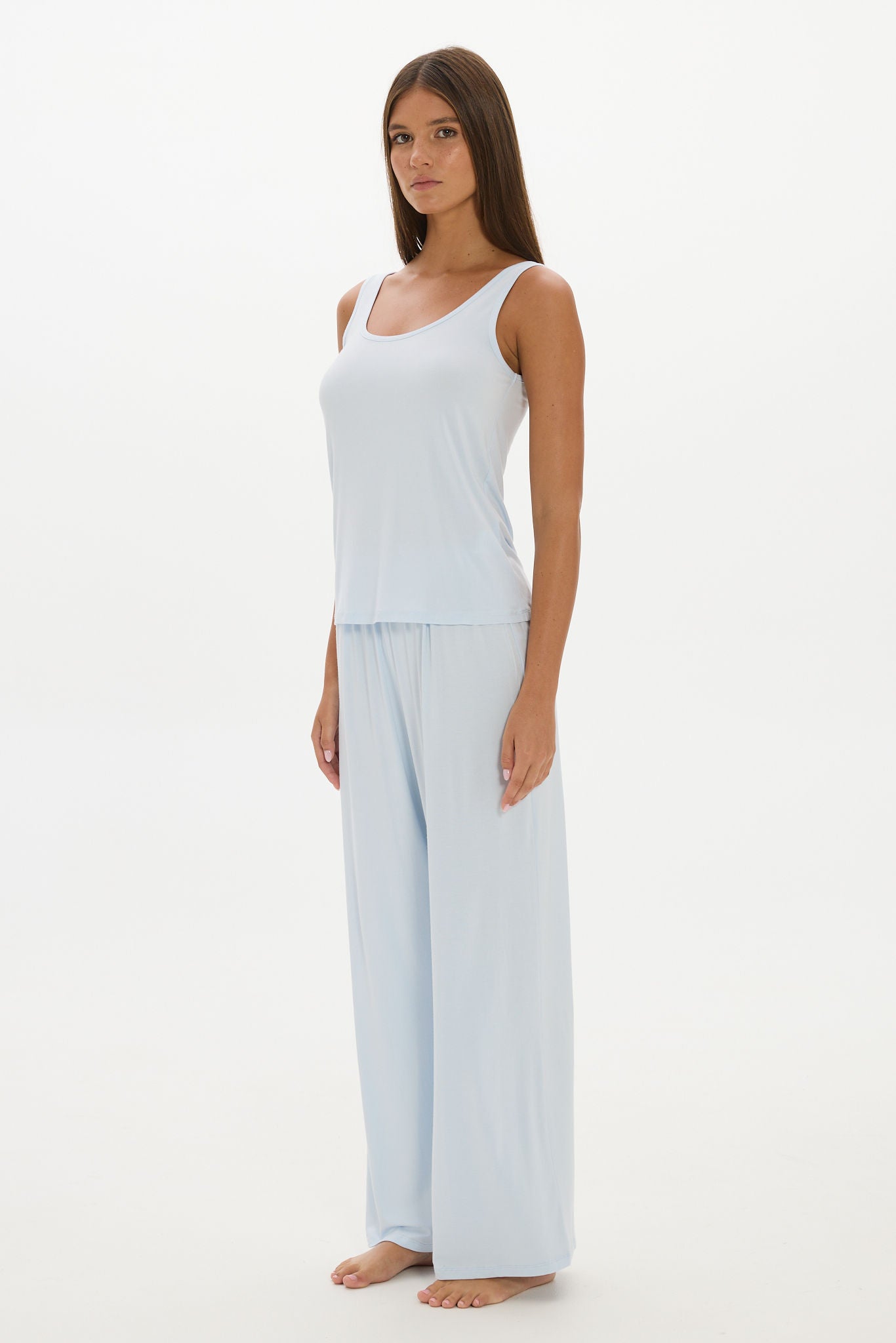 La Palma Lounge Tank Top - Pale Azure