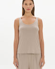 La Palma Lounge Tank Top - Taupe