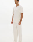 La Palma V-neck T Shirt - Cream