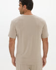 La Palma V-neck T Shirt - Taupe