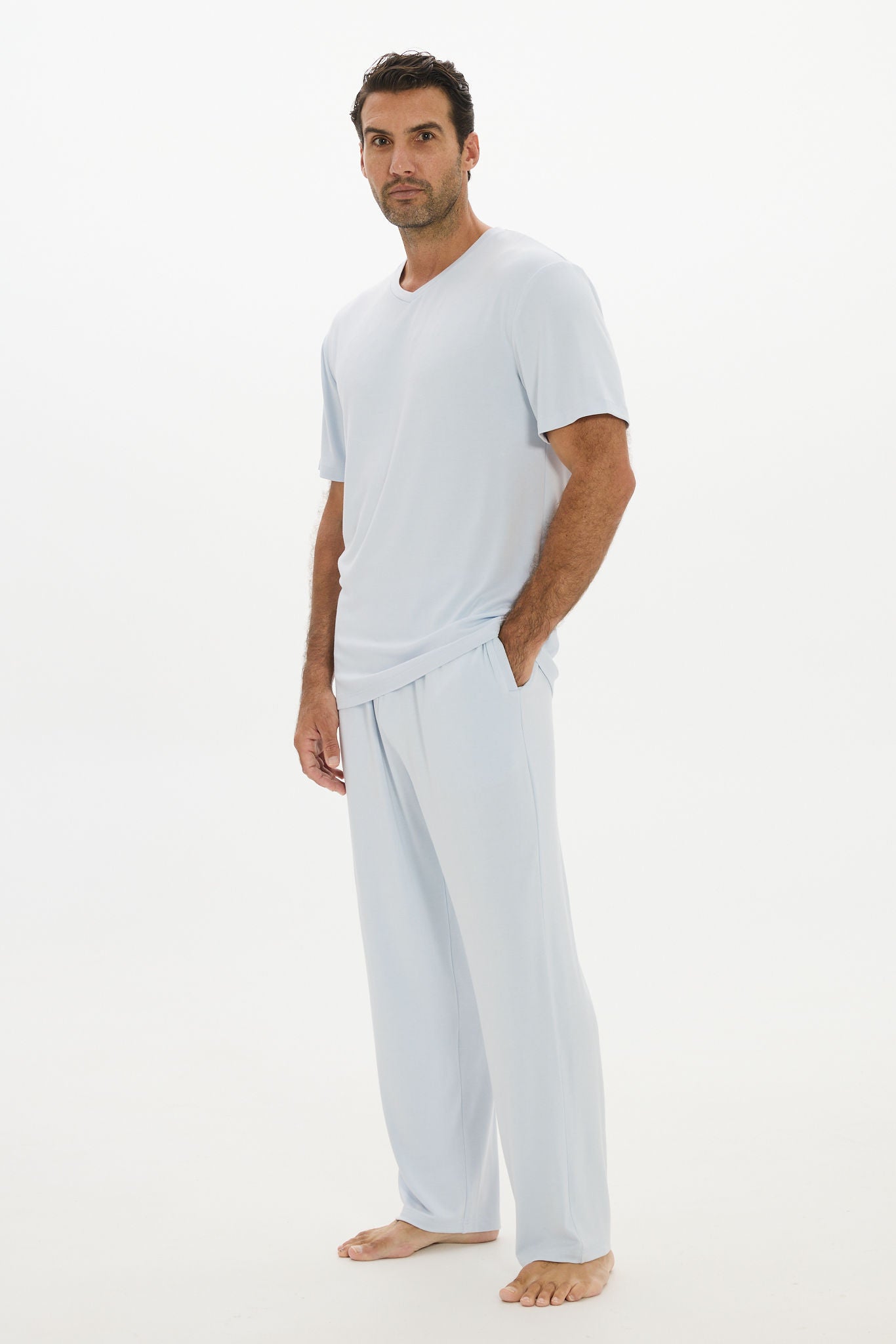 La Palma Lounge Pants - Pale Azure