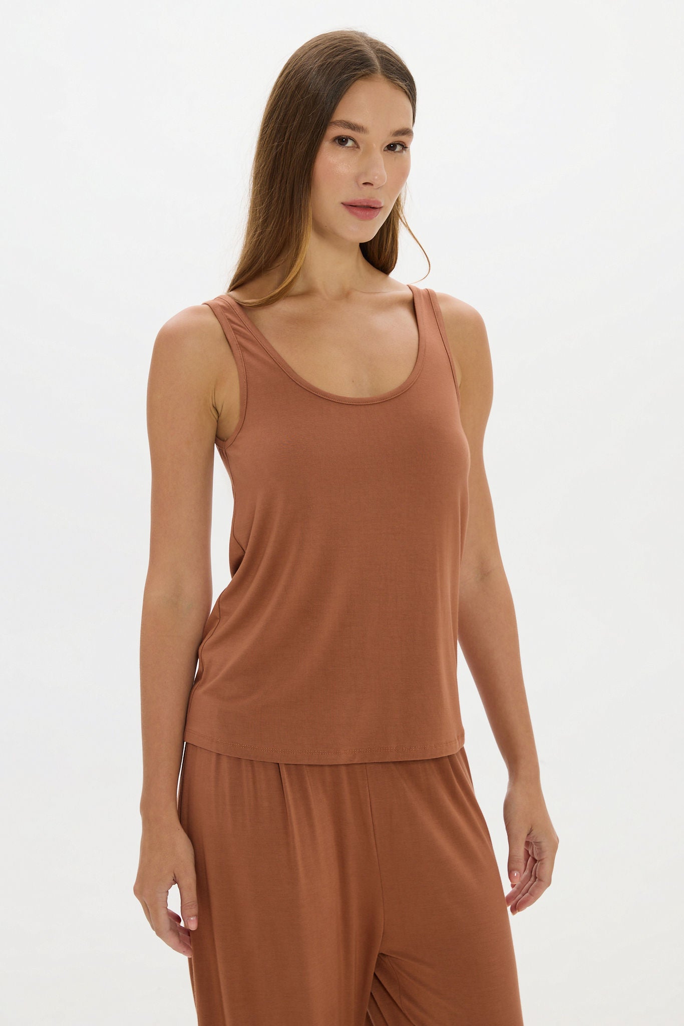 La Palma Lounge Tank Top - Earth
