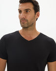 V-neck Undershirt - Black