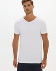 V-neck Undershirt - White