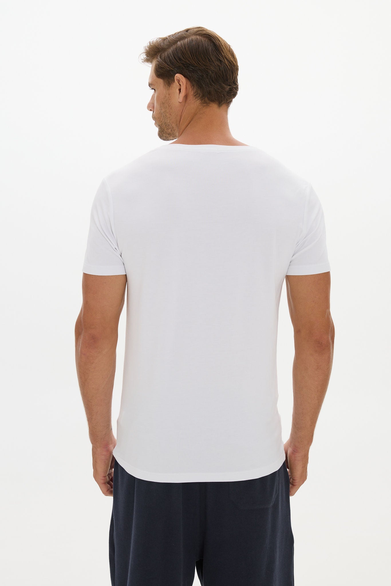 V-neck Undershirt - White