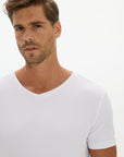V-neck Undershirt - White