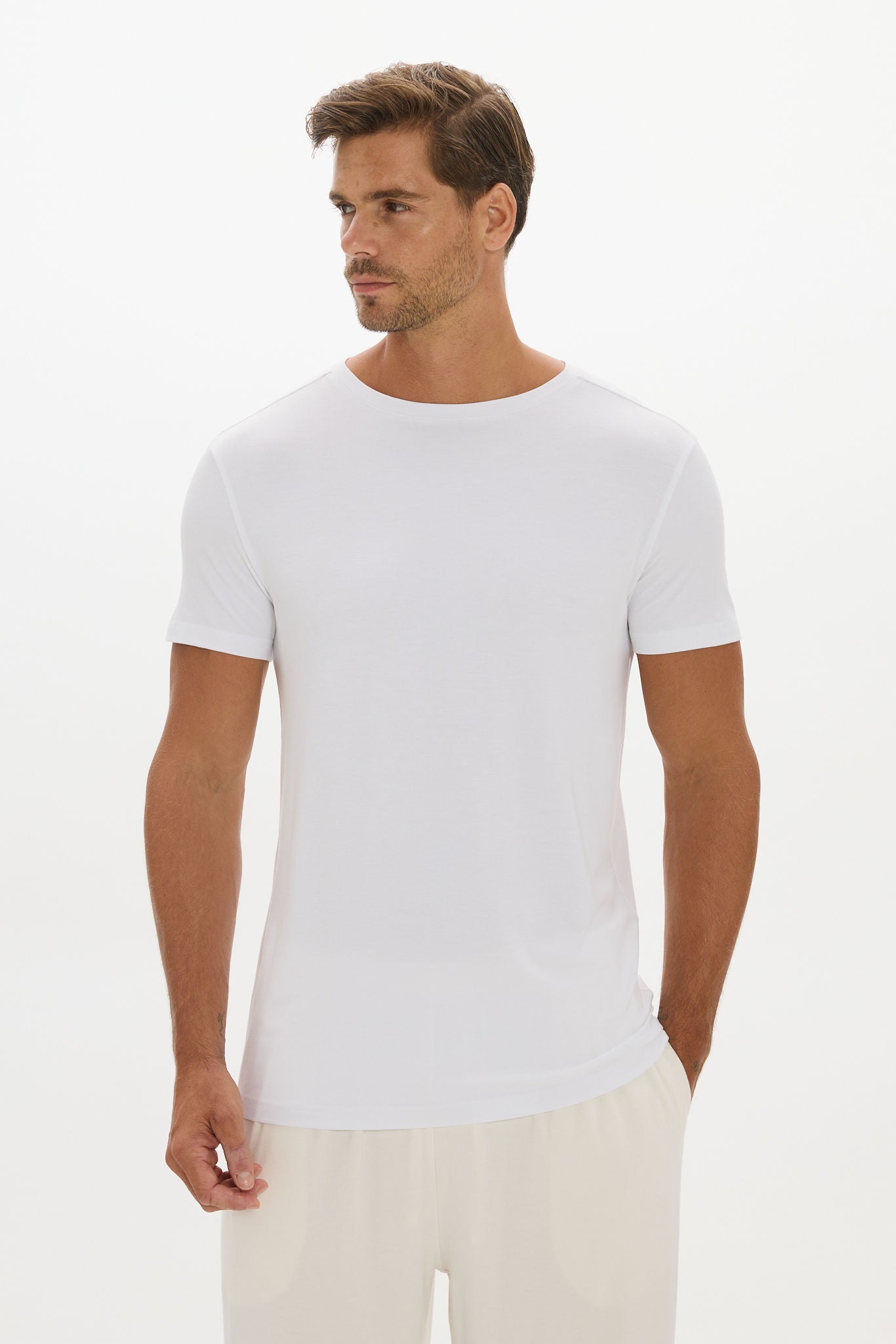 Crewneck Undershirt - White