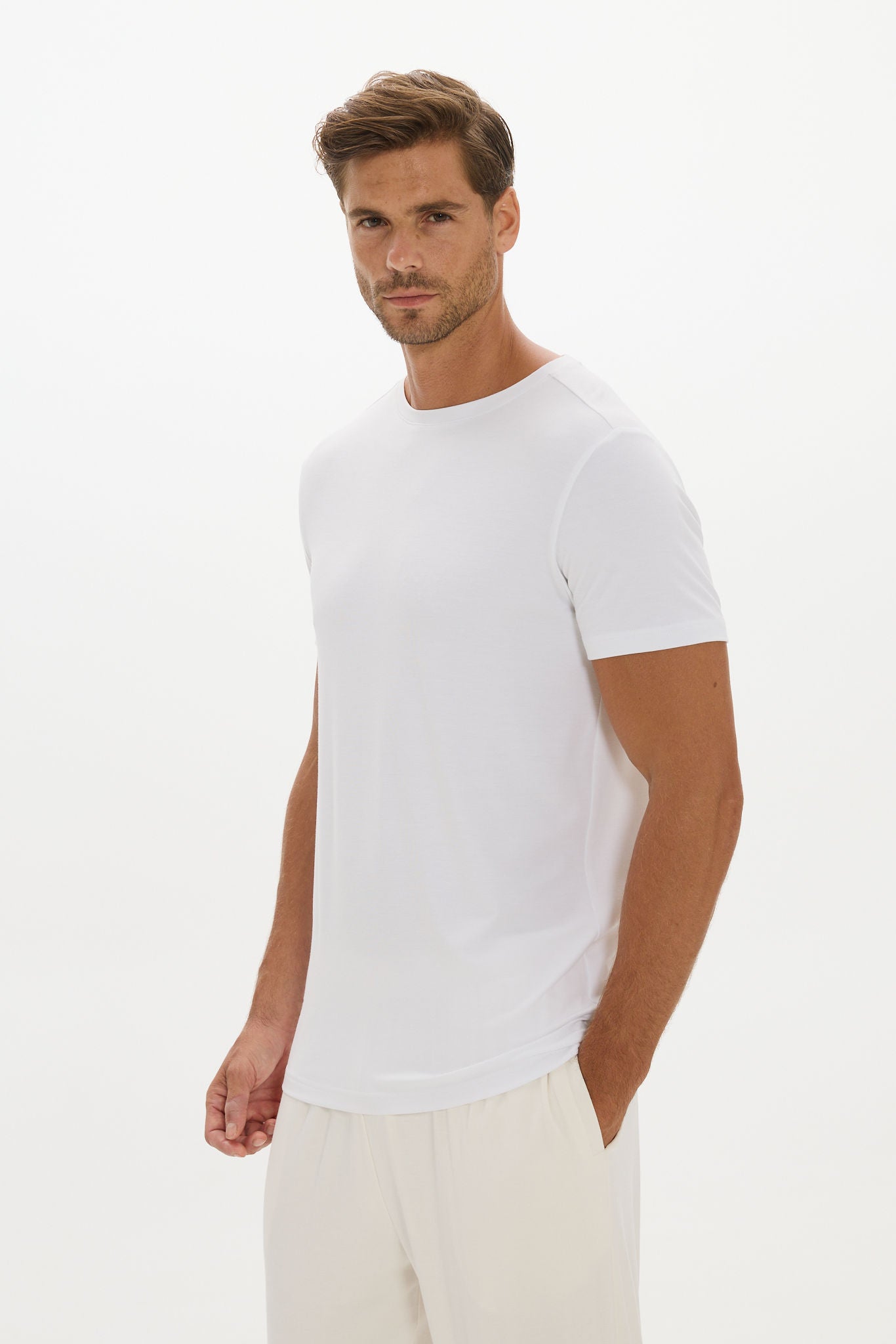 Crewneck Undershirt - White