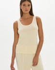 La Palma Lounge Tank Top - Butter