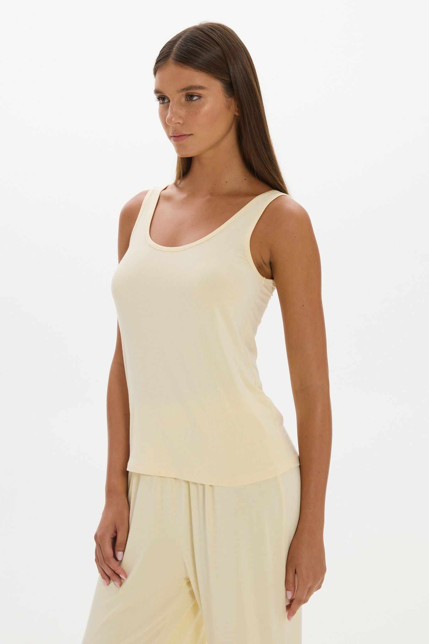 La Palma Lounge Tank Top - Butter