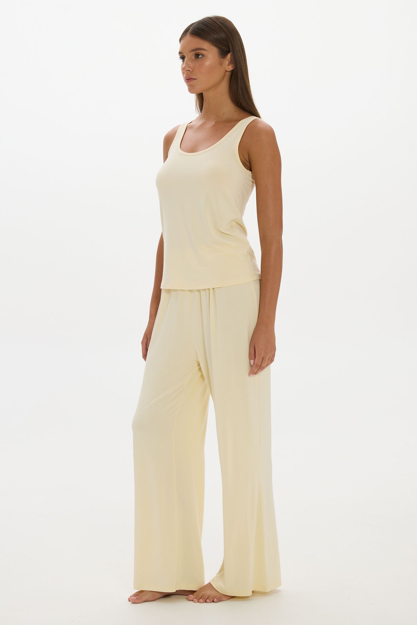 La Palma Lounge Tank Top - Butter