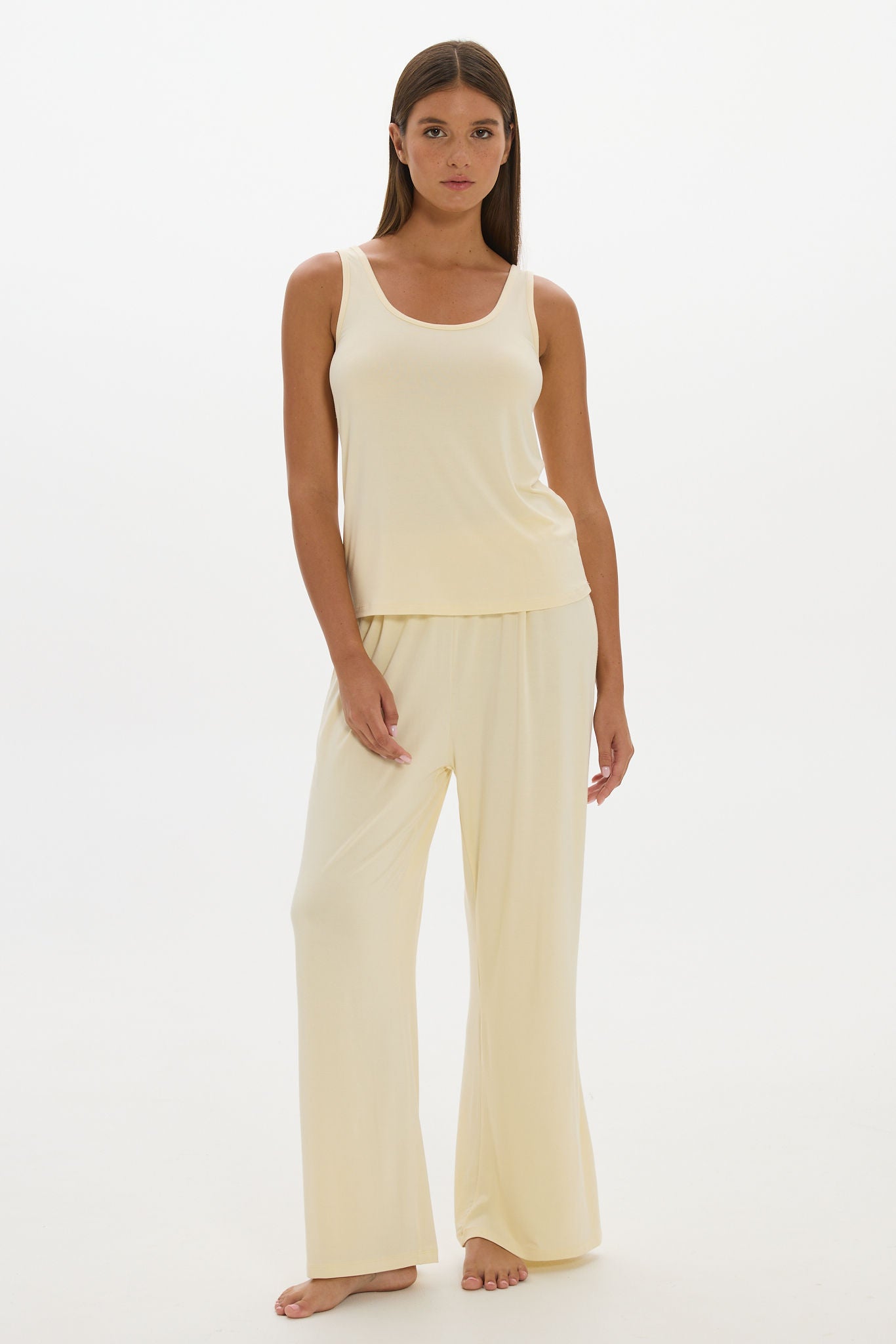 La Palma Lounge Tank Top - Butter