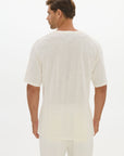 Soft Linen Jersey T-Shirt - Cream