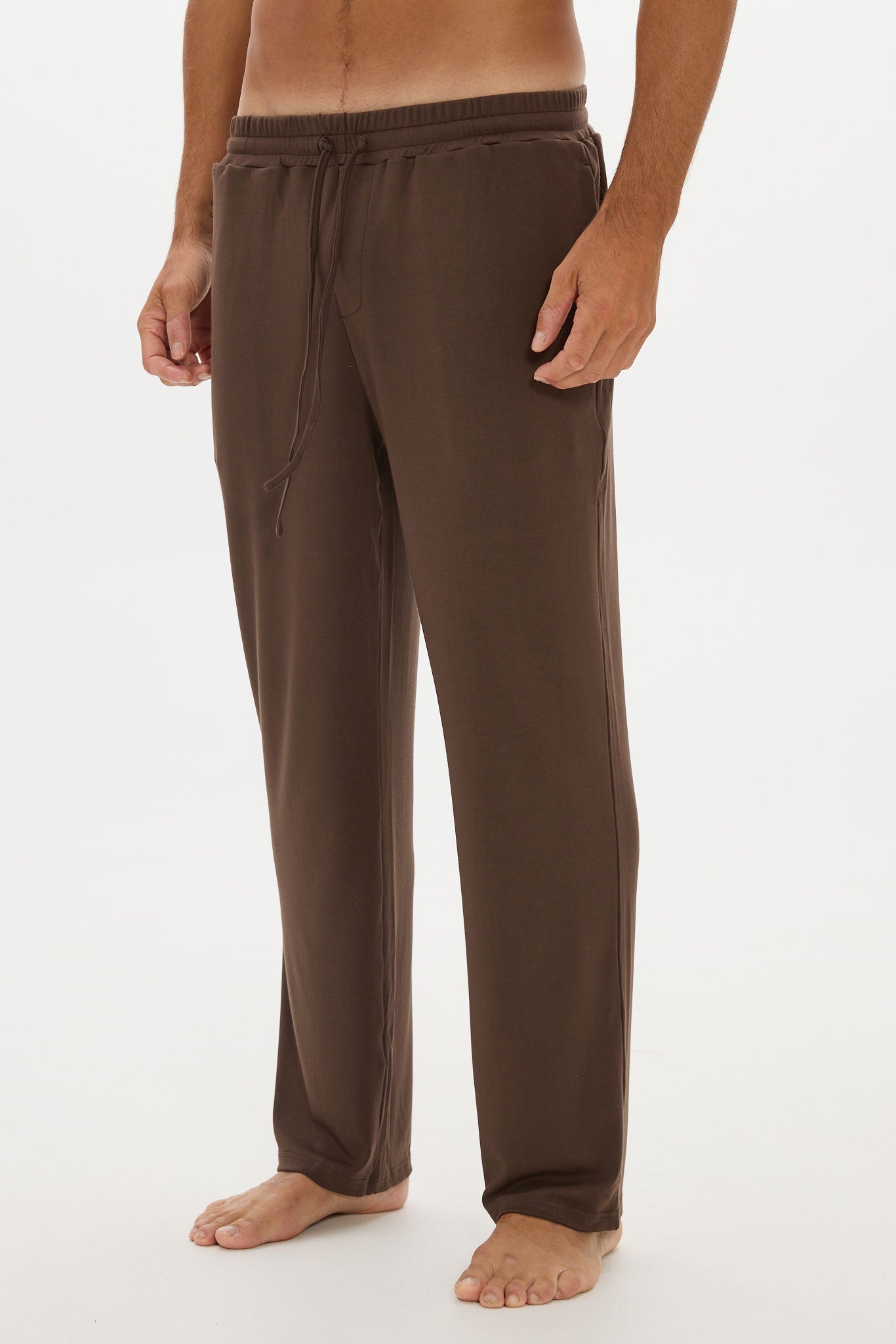 Tapered Leg Lounge Pant - Espresso