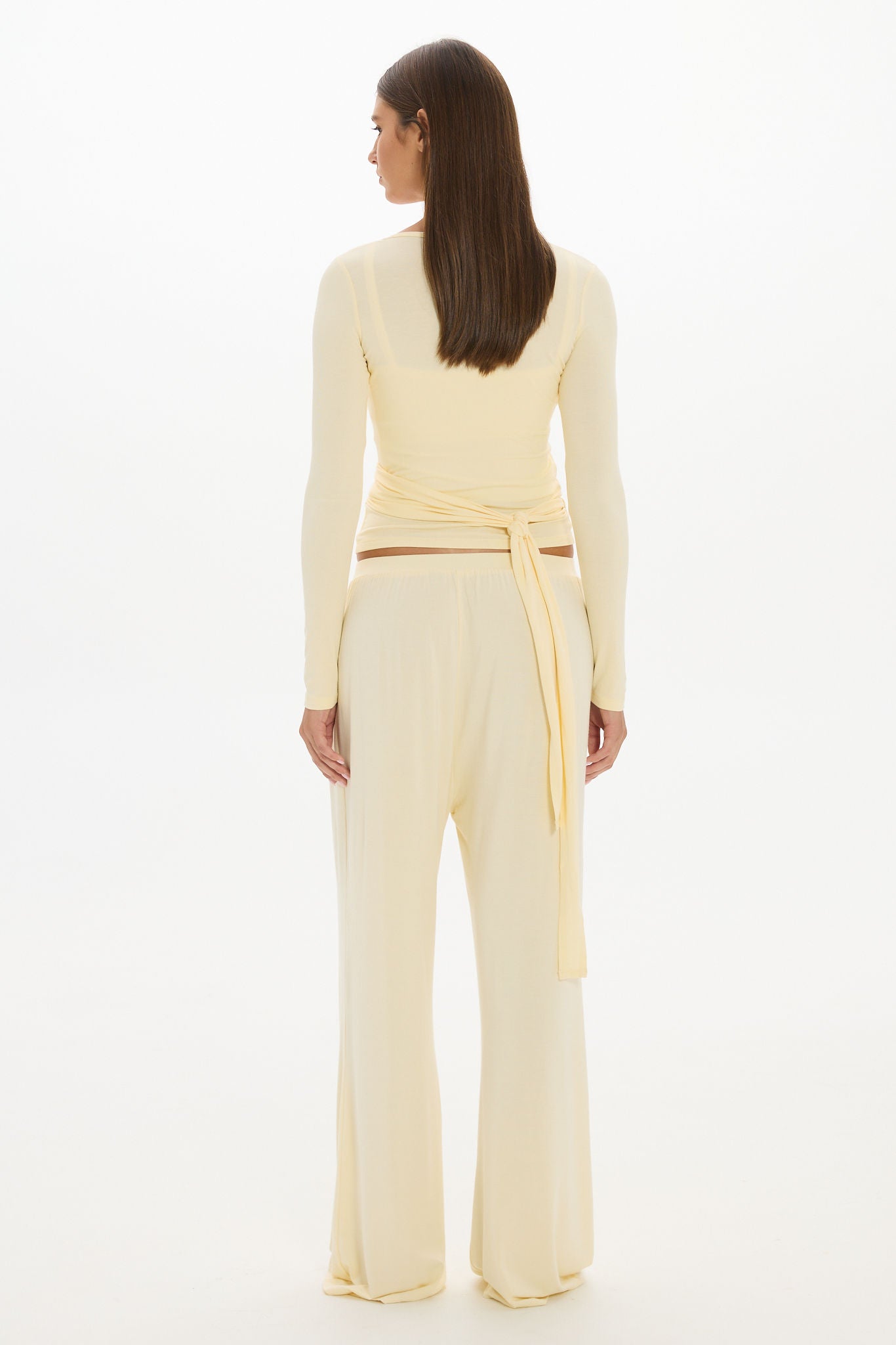 Christy Yoga Wrap Top - Butter